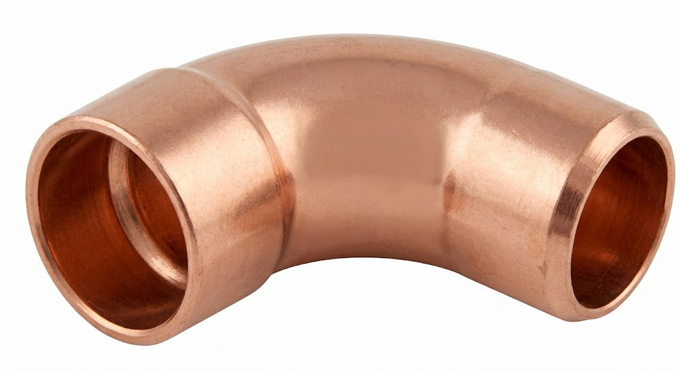 Copper Long Radius Street Elbow - Endfeed Fitting (15mm & 22mm)