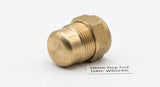Premium Brass Compression Stop End Cap (8mm - 54mm)