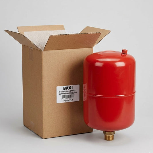 Genuine Baxi 5114691 Expansion Vessel 8L – Original Plain Boxed Part