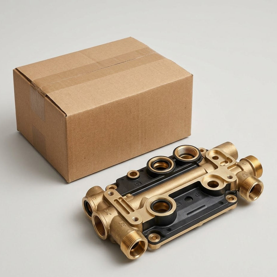 Genuine Baxi Tail Plate (248061 / 248062) & Vokera 0862 Manifold - Original Plain Boxed
