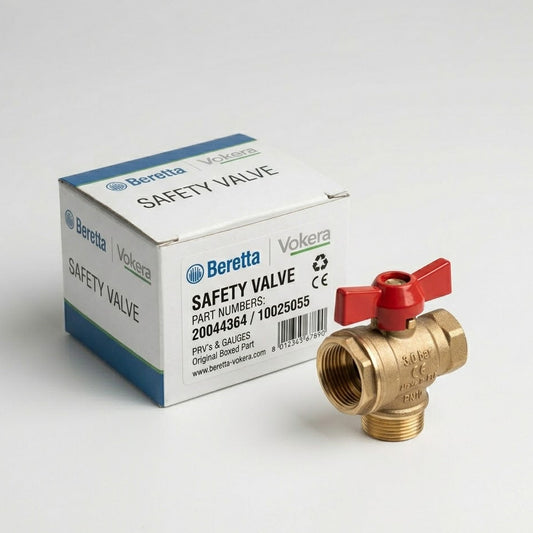 Beretta / Vokera 20044364 / 10025055 Safety Valve - Genuine Original Part