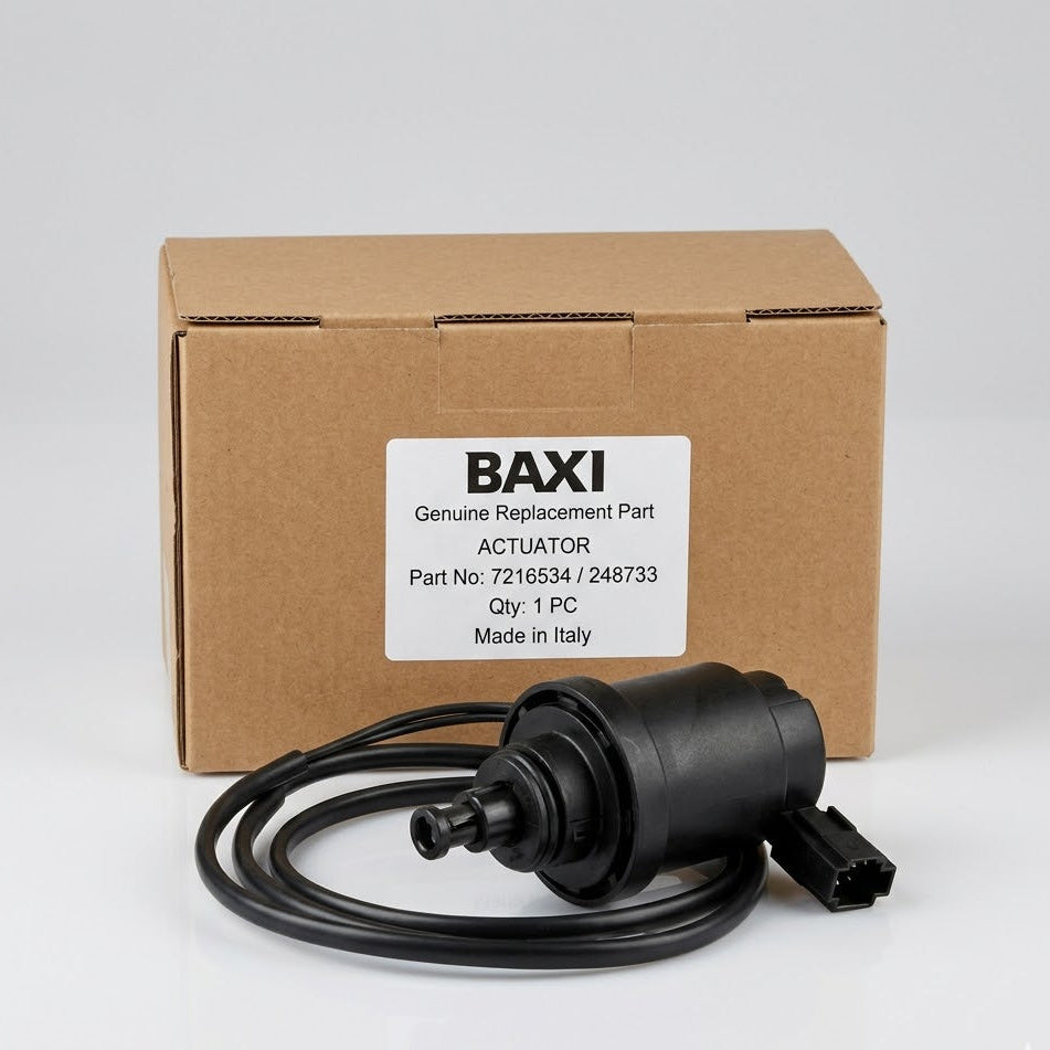 Genuine Baxi 7216534 / 248733 Actuator Motor – Plain Packaged Original