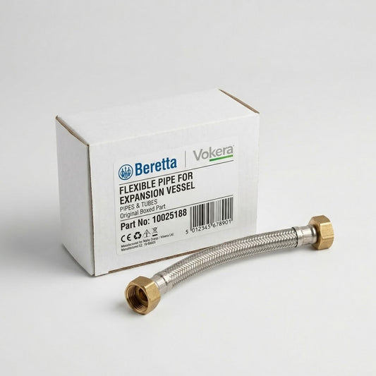 Beretta / Vokera 10025188 Flexible Pipe for Expansion Vessel - Genuine Original Part
