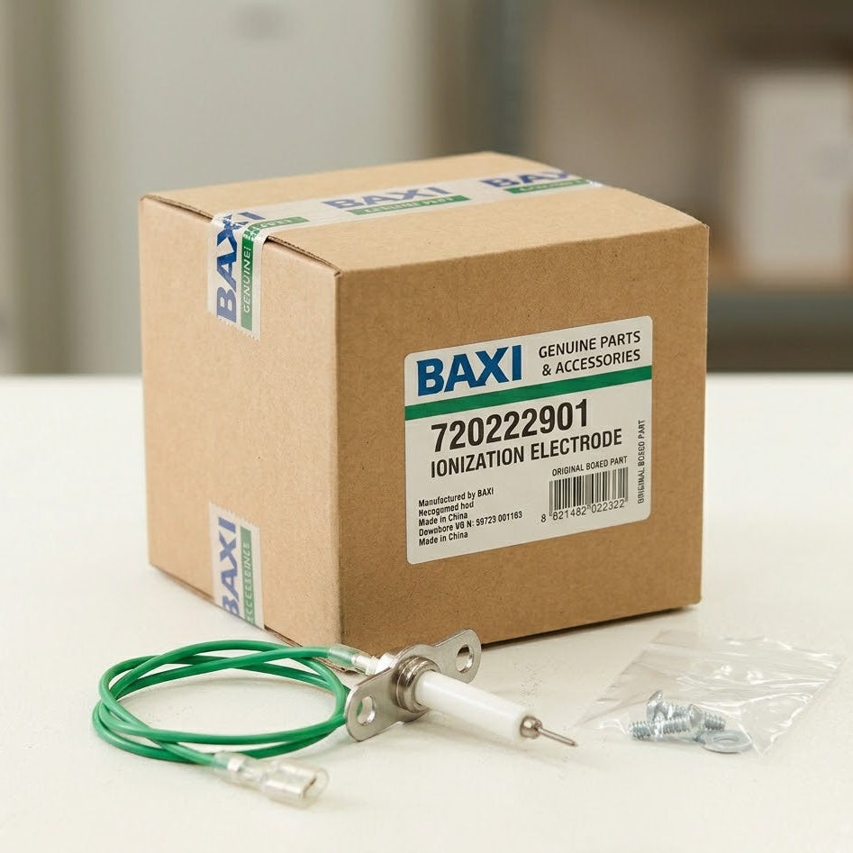 Genuine Baxi 720222901 Ionization Electrode - Original Boxed Part