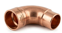 Copper Endfeed 90 Degree Street Elbows (15mm - 54mm)