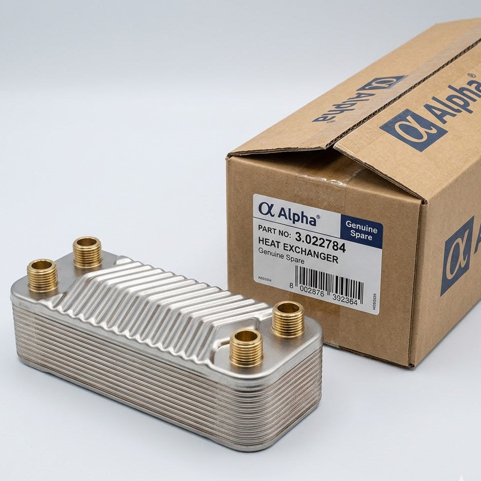 Genuine Alpha 3.022784 Plate Heat Exchanger - Original Boxed Part