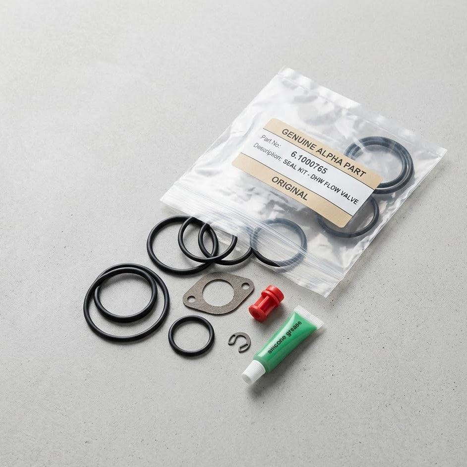 Alpha 6.1000765 DHW Flow Valve Seal Kit – Genuine Original Part