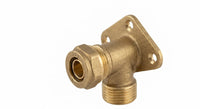 Premium Brass Wall Plate Fittings (15mm & 22mm) | Elbow, Straight & Side Entry