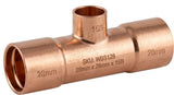 28mm x 28mm Premium Endfeed Reducing Tees | 15mm & 22mm Branch Options