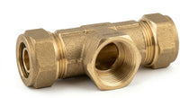 Premium Brass Compression Adopting Tees (CxCxFI & CxFIxC) | 15mm - 28mm
