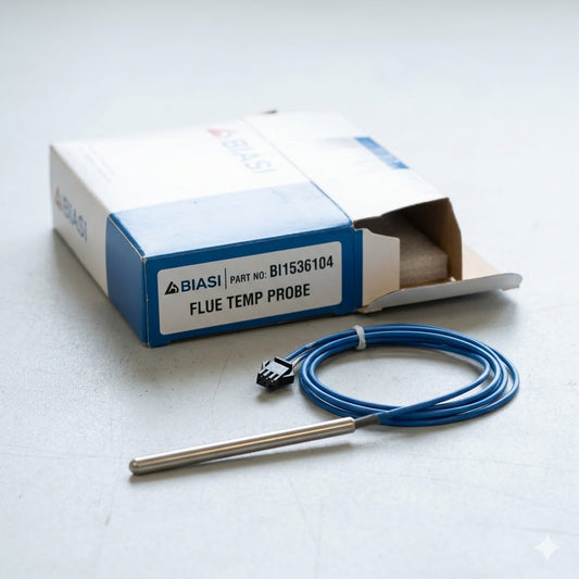 Biasi BI1536104 Flue Temperature Probe (Thermistor) - Genuine OEM Part