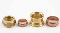 Premium Brass Compression Reducing Sets (15mm to 42mm)