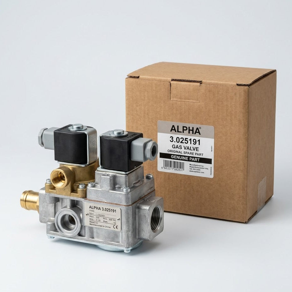 Genuine Alpha 3.025191 Gas Valve - Original Boxed Part