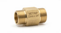 Premium Solid Brass Metric to Imperial Threaded Adaptor