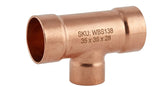 Premium Copper Endfeed Reducing Tees (35mm & 42mm) | Secure Branch Connectors