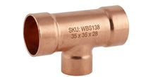 Premium Copper Endfeed Reducing Tees (35mm & 42mm) | Secure Branch Connectors