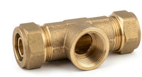 Premium Brass Compression Adopting Tees (CxCxFI & CxFIxC) | 15mm - 28mm