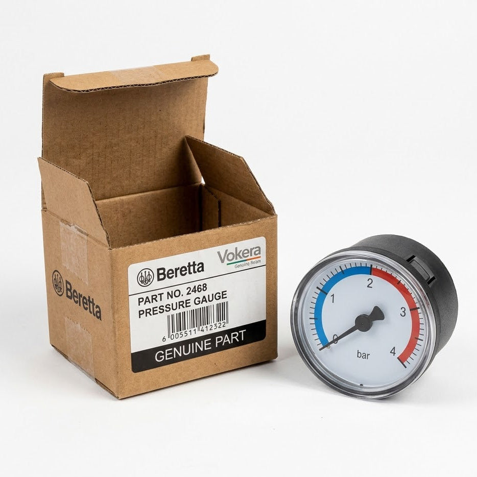 Genuine Beretta / Vokera Pressure Gauge (Part No. 2468)