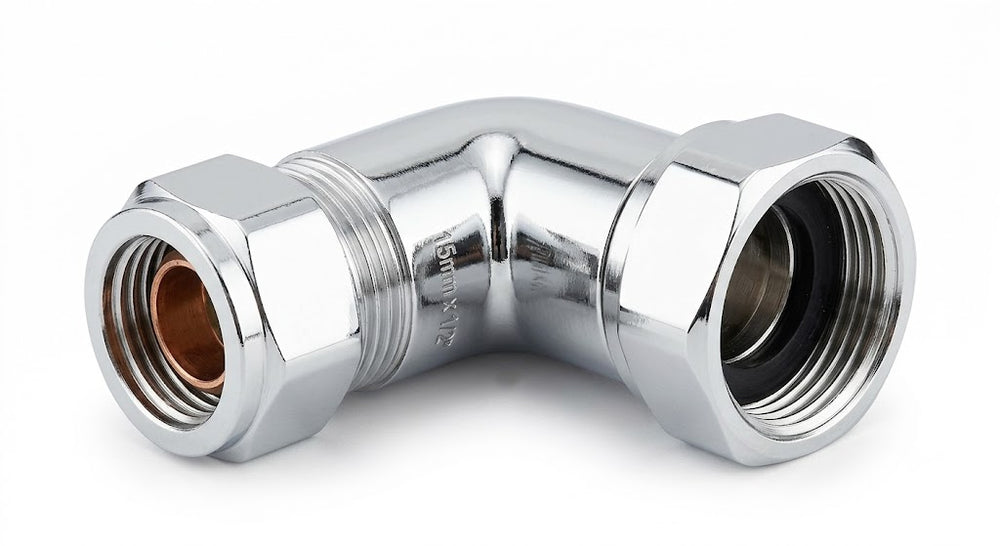 Chrome Bent Tap Connector