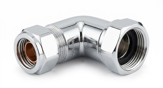 Chrome Bent Tap Connector