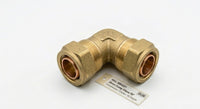 90-Degree Brass Compression Elbows (8mm - 54mm) | Premium Plumbing Fittings