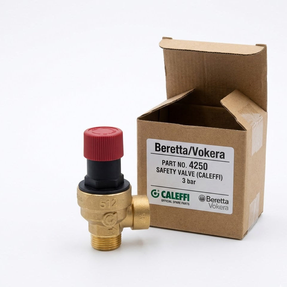 Genuine Beretta / Vokera Safety Valve (Caleffi) - Part No. 4250