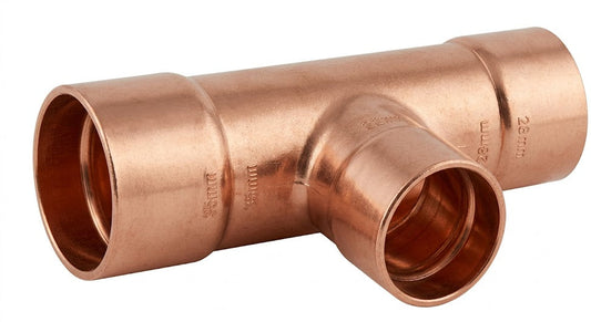 35mm x 28mm Premium Endfeed Reducing Tees | 22mm & 28mm Branch Options