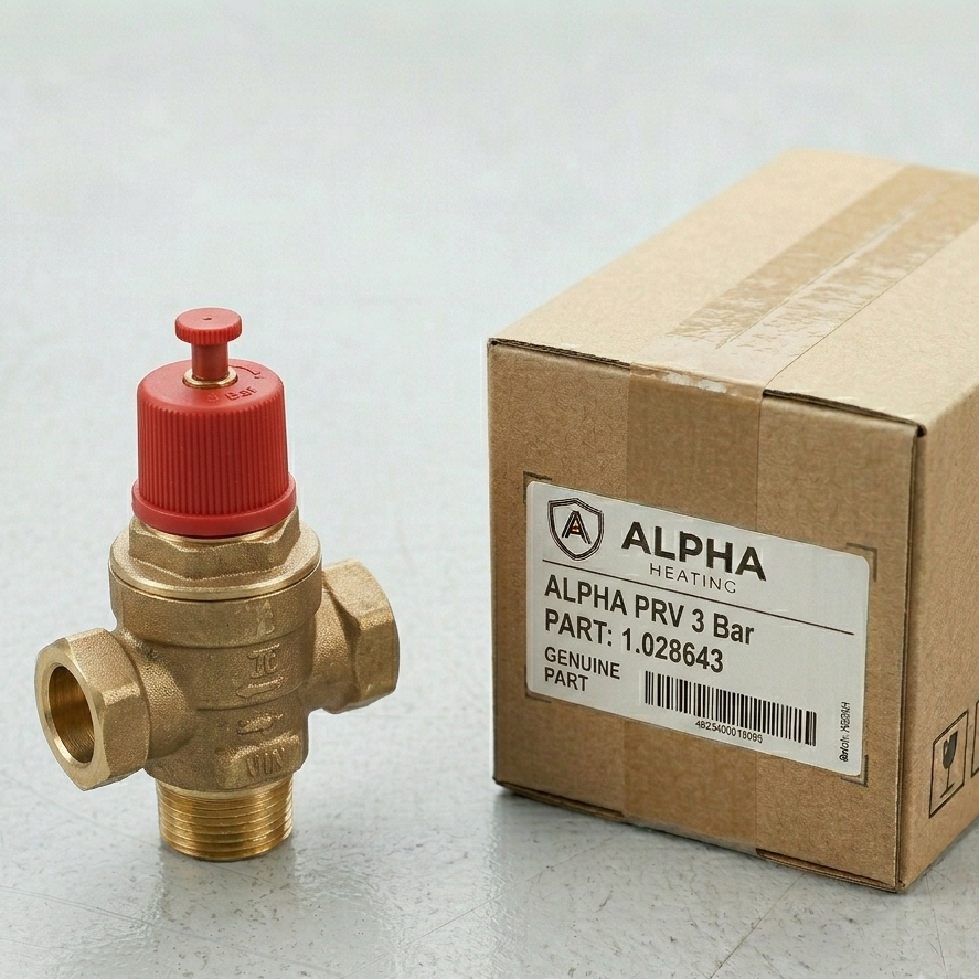 Alpha 1.028643 Pressure Relief Valve (PRV) 3 Bar - Genuine Original Part