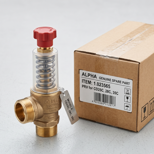Alpha 1.023565 Pressure Relief Valve (PRV) for CD25C, 28C, 35C - Genuine Part