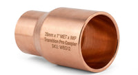 Metric x Imperial Copper Endfeed Transition Couplers