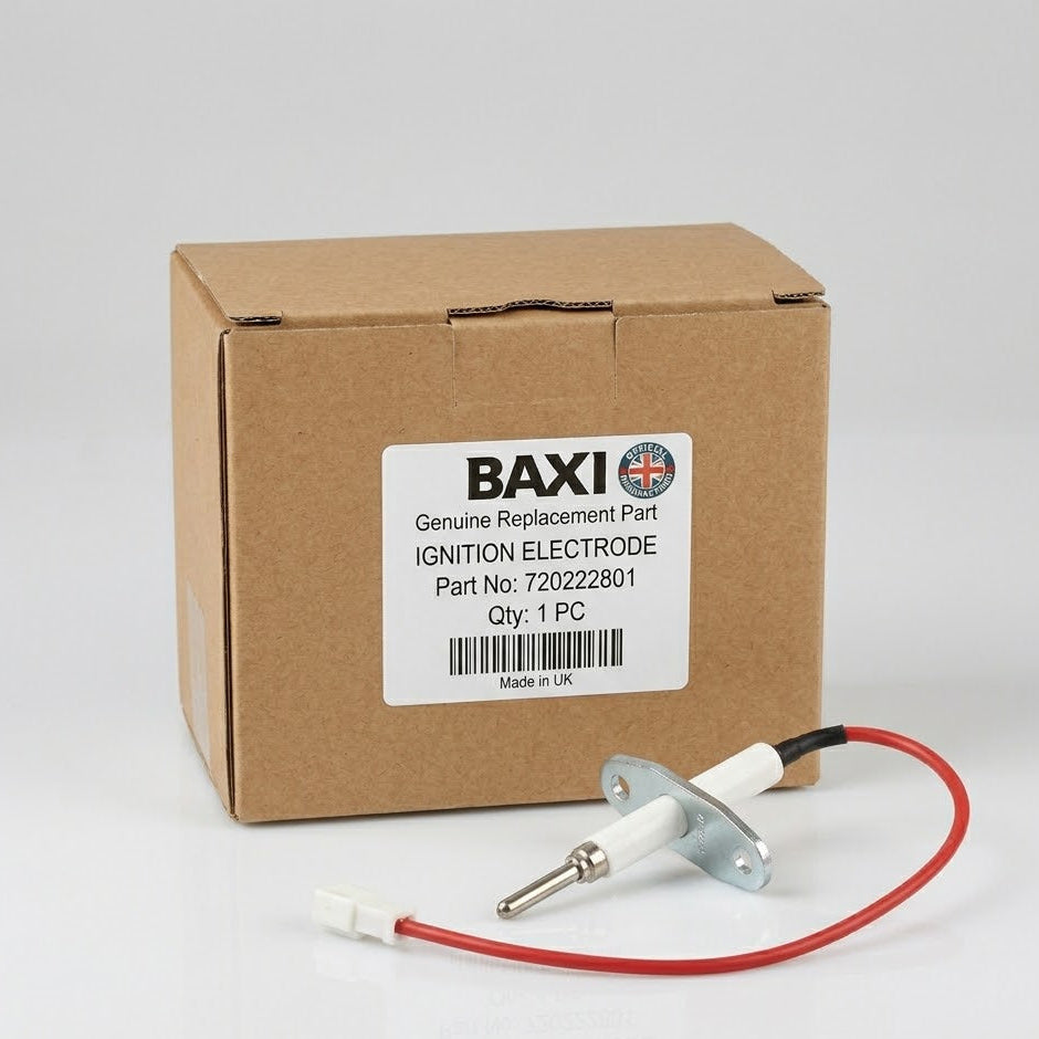 Genuine Baxi 720222801 Ignition Electrode – Original Boxed Part