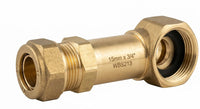 Premium Brass Compression Tap Connectors | Straight & Bent Options