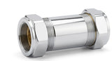 Premium Chrome Straight Compression Couplings (15mm - 42mm)