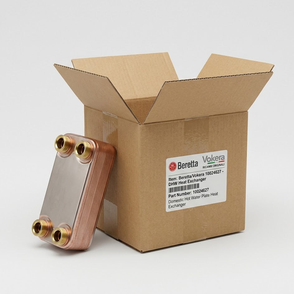 Beretta / Vokera 10024627 DHW Heat Exchanger - Original Boxed Part
