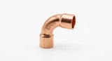 Premium Copper 90-Degree Endfeed Soldering Elbow