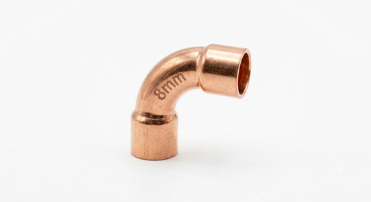 Premium Copper 90-Degree Endfeed Soldering Elbow