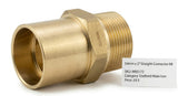Premium Endfeed to Male Iron (MI) Straight Connector (10mm - 54mm)