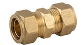 Premium Brass Compression Straight Couplings | 8mm to 54mm