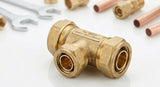 Premium Compression Reducing Tee Fittings (15mm - 28mm & Female Iron Branch)