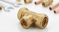 Premium Compression Reducing Tee Fittings (15mm - 28mm & Female Iron Branch)