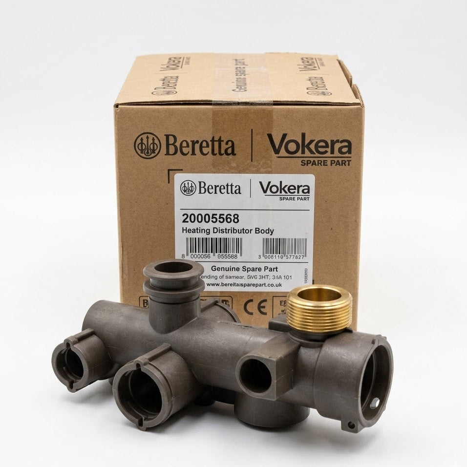 Beretta / Vokera 20005568 Heating Distributor Body - Genuine Original Boxed Part