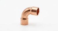 Premium Copper 45-Degree Endfeed Soldering Elbow