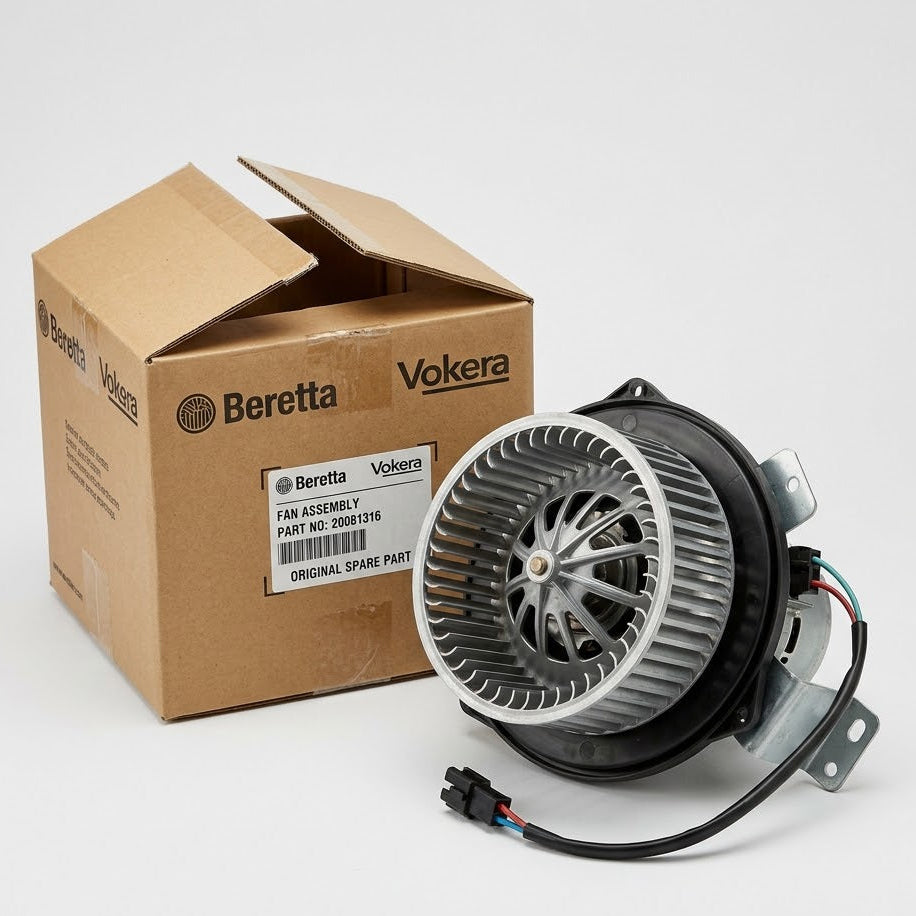 Genuine Beretta / Vokera Fan Assembly (Part No. 20081316)