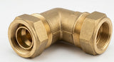90-Degree Brass Compression Elbows (8mm - 54mm) | Premium Plumbing Fittings