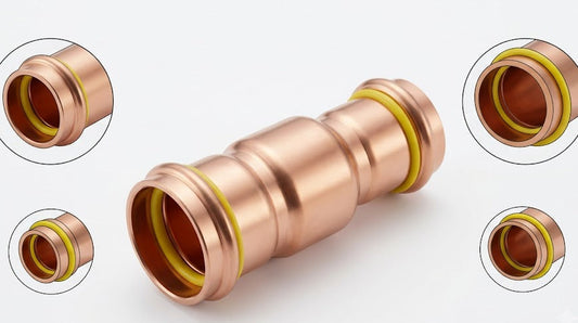 Premium Copper Pressfit Gas Reducing Coupling