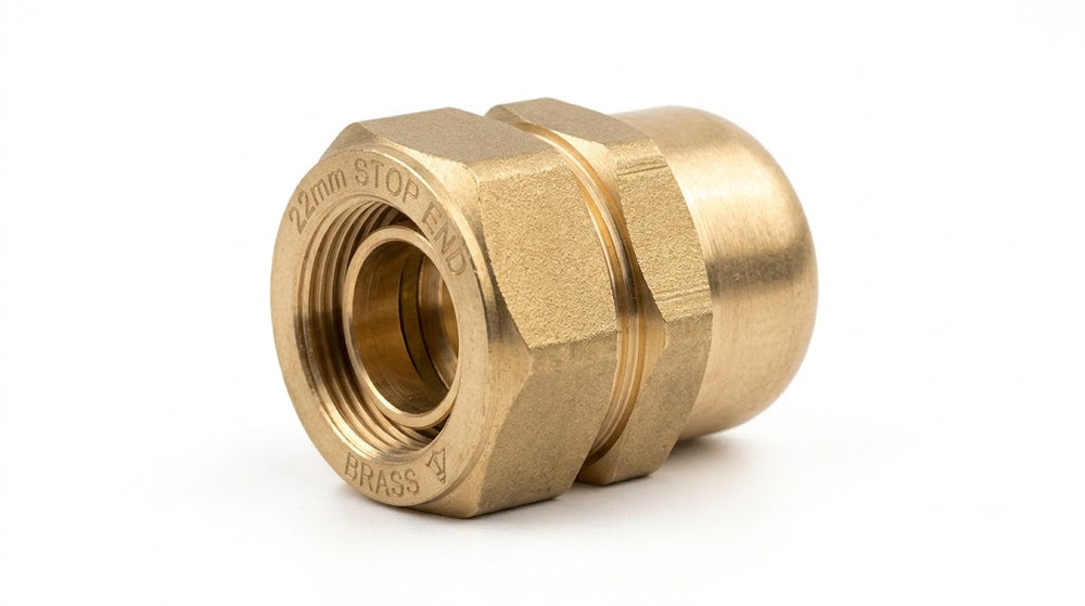 Premium Solid Brass Compression Stop End Fitting