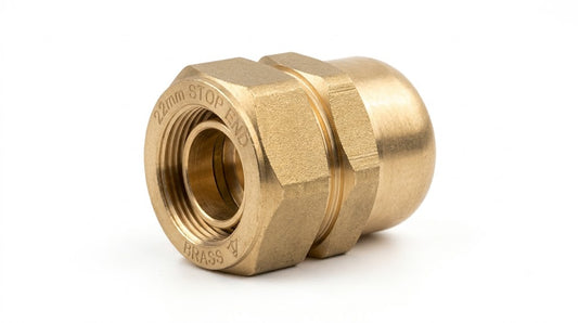 Premium Solid Brass Compression Stop End Fitting