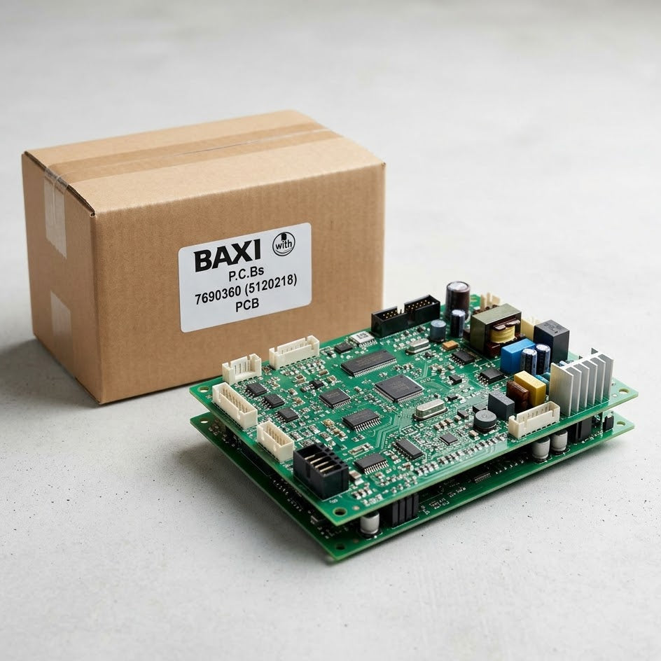Genuine Baxi 7690360 (5120218) Printed Circuit Board (PCB) - Original Boxed Part