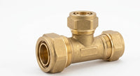 Premium Compression Reducing Tee Fittings (15mm - 28mm & Female Iron Branch)